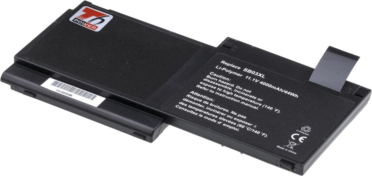 T6 power HP EliteBook 720 G1, 725 G2, 820 G1/G2, 4000mAh, 44Wh, 3cell, Li-pol