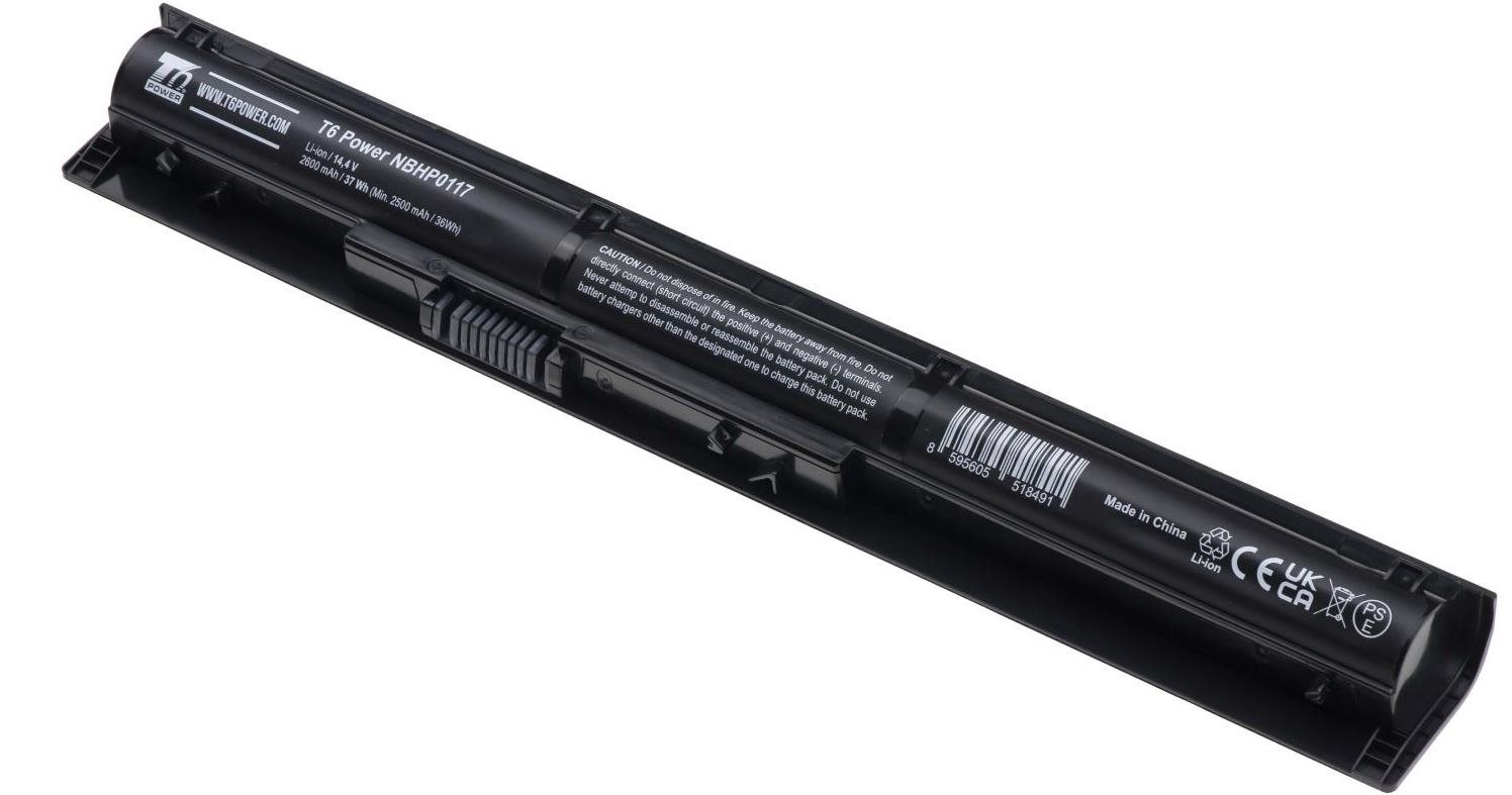 T6 Power pro notebook Hewlett Packard 805294-001, Li-Ion, 14,4 V, 2600 mAh (37 Wh), černá