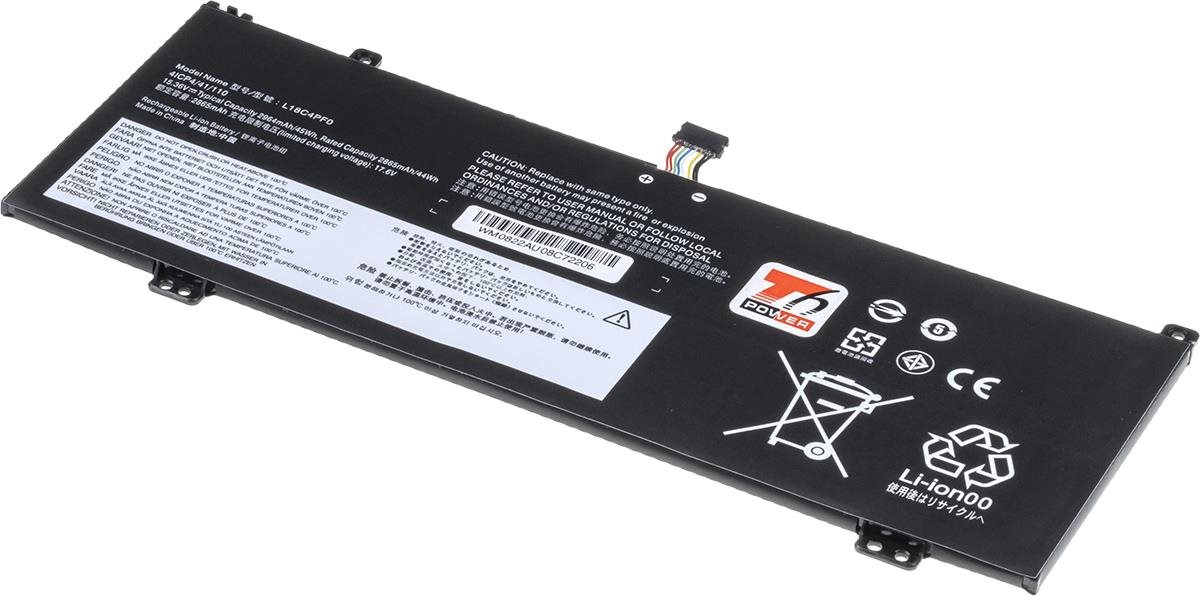 T6 Power pro Lenovo ThinkBook Plus, Li-Poly, 15,36 V, 2964 mAh 45 Wh