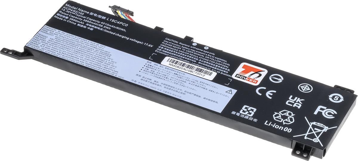 T6 Power pro Lenovo Legion 5-15IMH05H, Li-Poly, 15,36 V, 3900 mAh 60 Wh