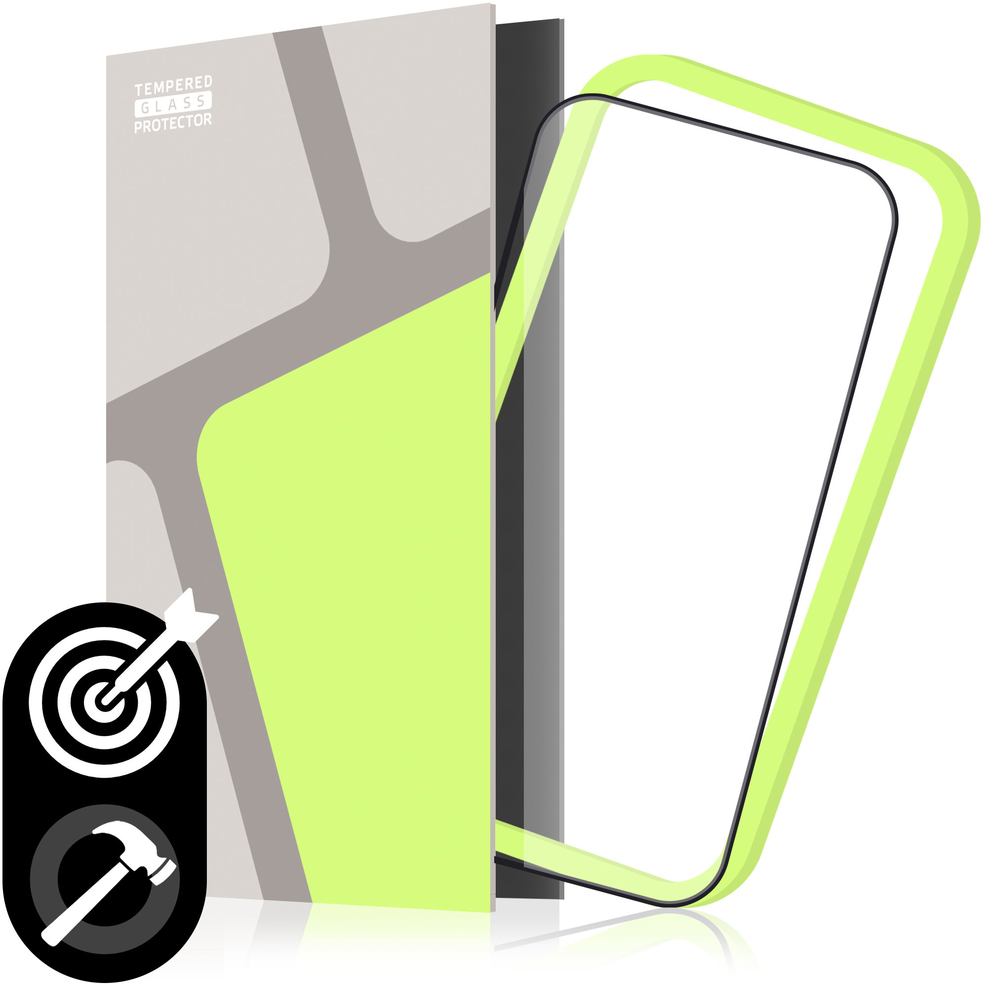 Tempered Glass Protector pro iPhone 17 / 17 Pro / 16 Pro, EXTREME se zvýšenou odolností + aplikátor