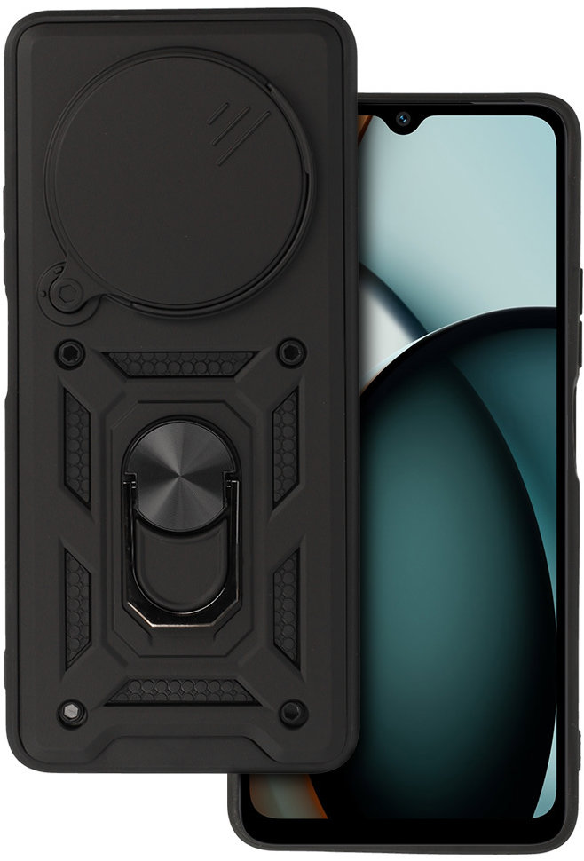 TopQ Ultra odolný Armor Lens pro Xiaomi Redmi A4 černý