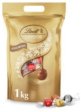LINDT Lindor Pralinky Směs Zlatý Mix 1000 g