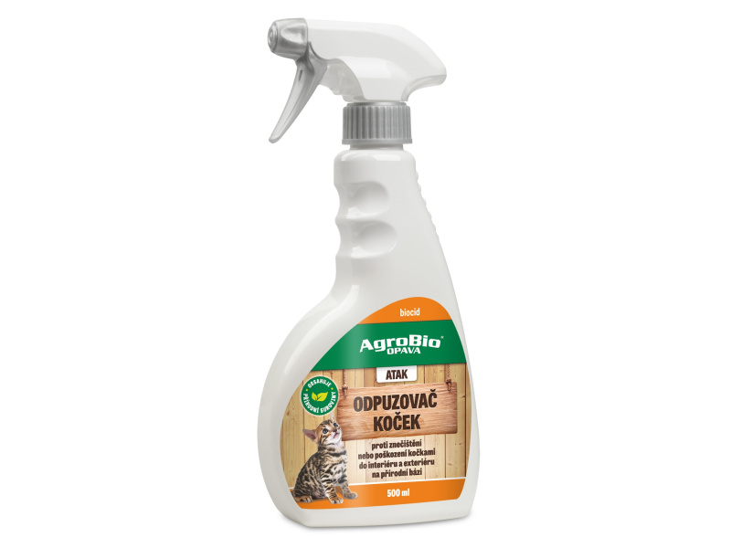 AgroBio ATAK Odpuzovač koček rozprašovač 500 ml/R