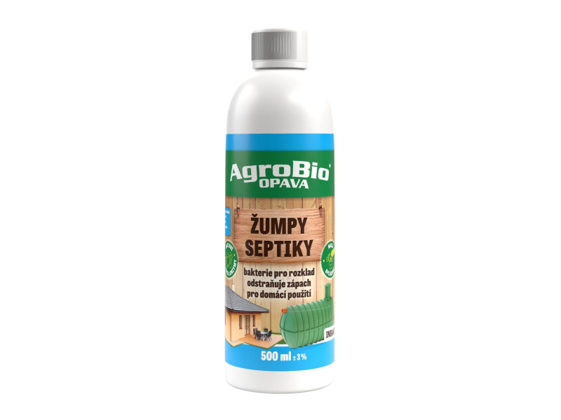 AgroBio INBAKTER Žumpy a septiky, tekuté 500 ml