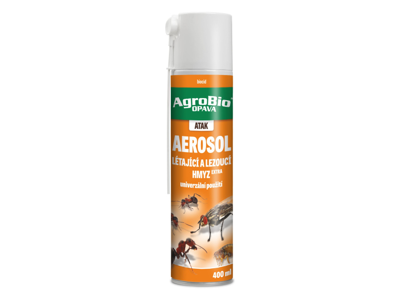 AgroBio ATAK Aerosol na létající a lezoucí hmyz Extra