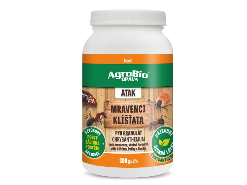 AgroBio ATAK PYR Granulát Chrysanthemum 300 g