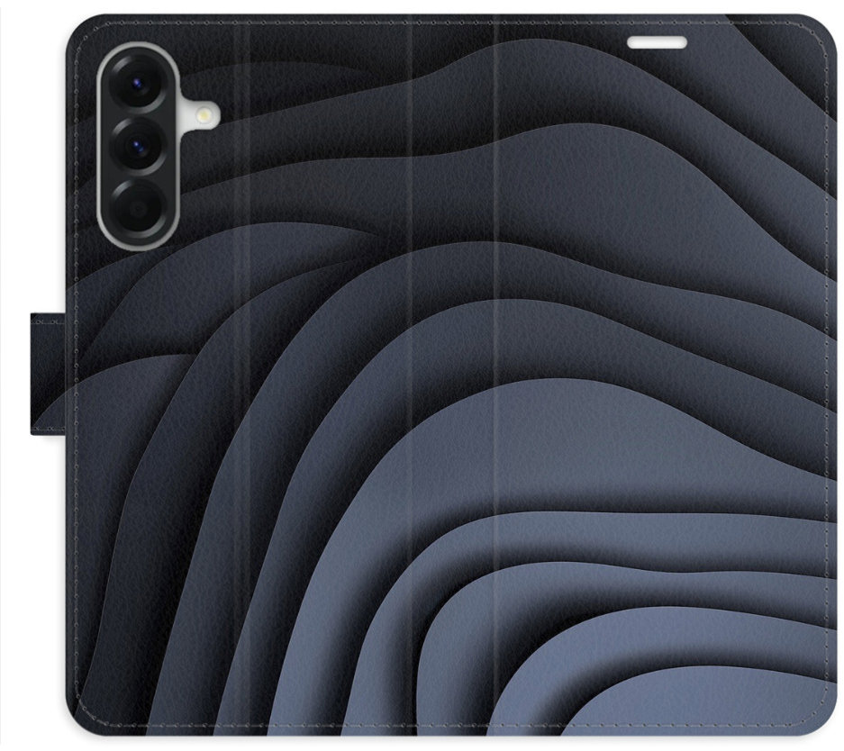 iSaprio Flip pouzdro Dark Waves pro Samsung Galaxy A26