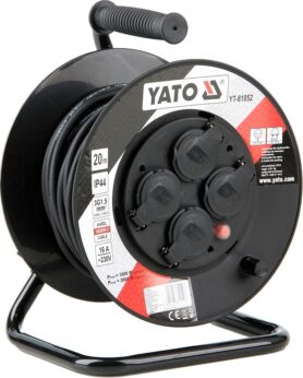 YATO Prodlužovák bubnový 4zásuvky IP44 16A  20 m YT-81052