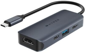 HyperDrive EcoSmart Gen.2 USB-C 4-in-1 Hub 100W PD Pass-thru