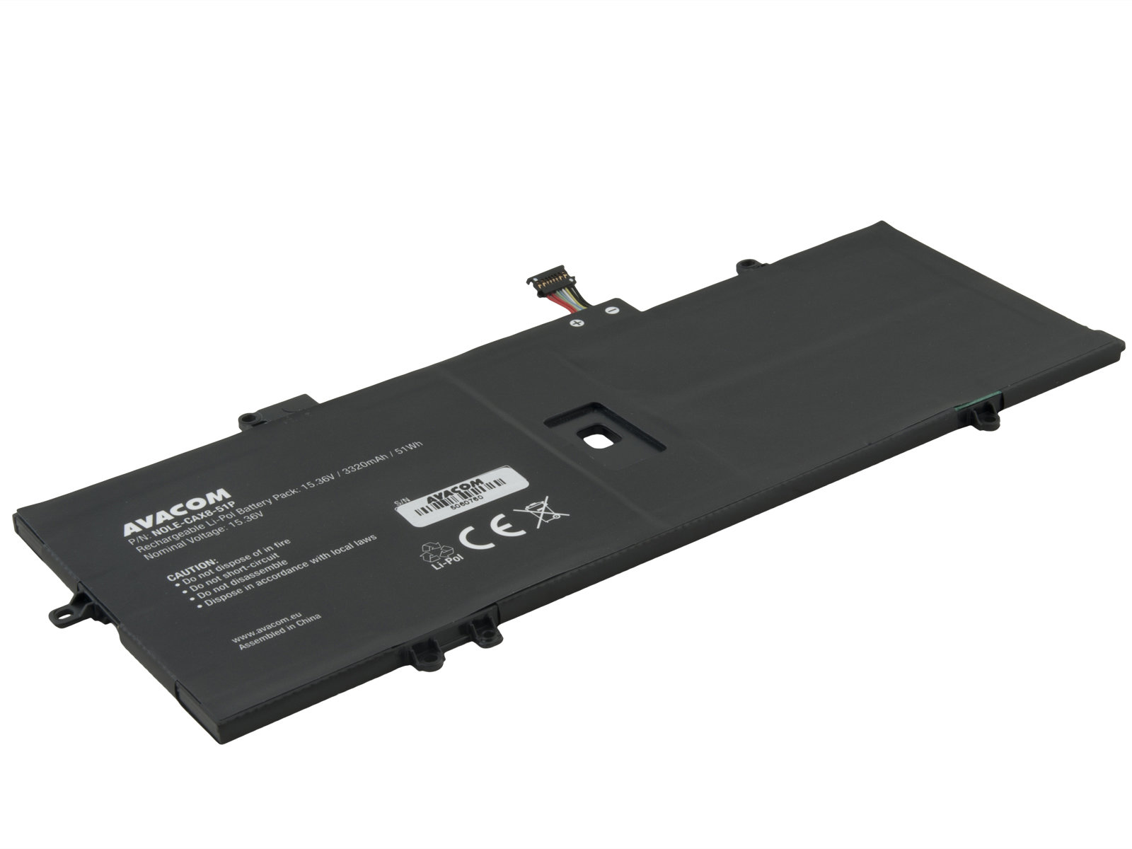 AVACOM pro Lenovo X1 Carbon Gen.7, Gen.8 Li-Pol 15,36V 3320mAh 51Wh