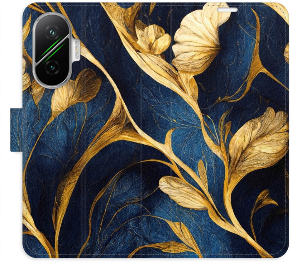 iSaprio Flip pouzdro GoldBlue pro Poco F7