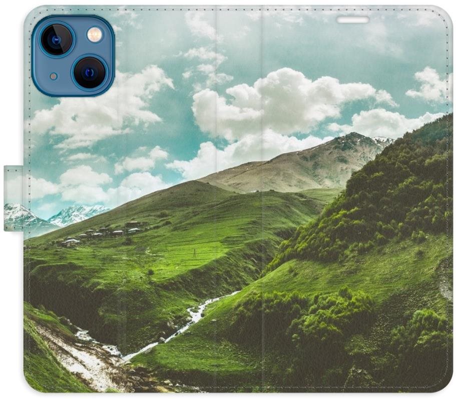 iSaprio flip pouzdro Mountain Valley pro iPhone 13