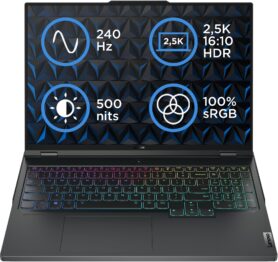 Lenovo Legion Pro 7 16IRX8 Onyx Grey kovový