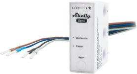 Shelly Gen3 3EM 63W, 3fázový měřič spotřeby, WiFi