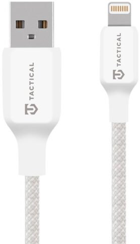 Tactical Stitch Thread Cable USB-A/Lightning 0.3m White