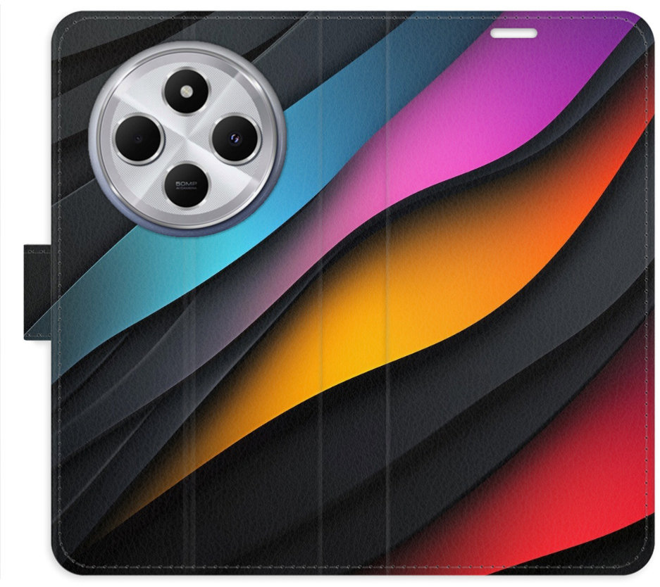 iSaprio Flip pouzdro Color Waves pro Xiaomi Redmi 14C / Poco C75